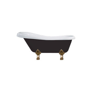 MEXEN RETRO FREESTANDING BATH 1500x730mm GOLD LEGS