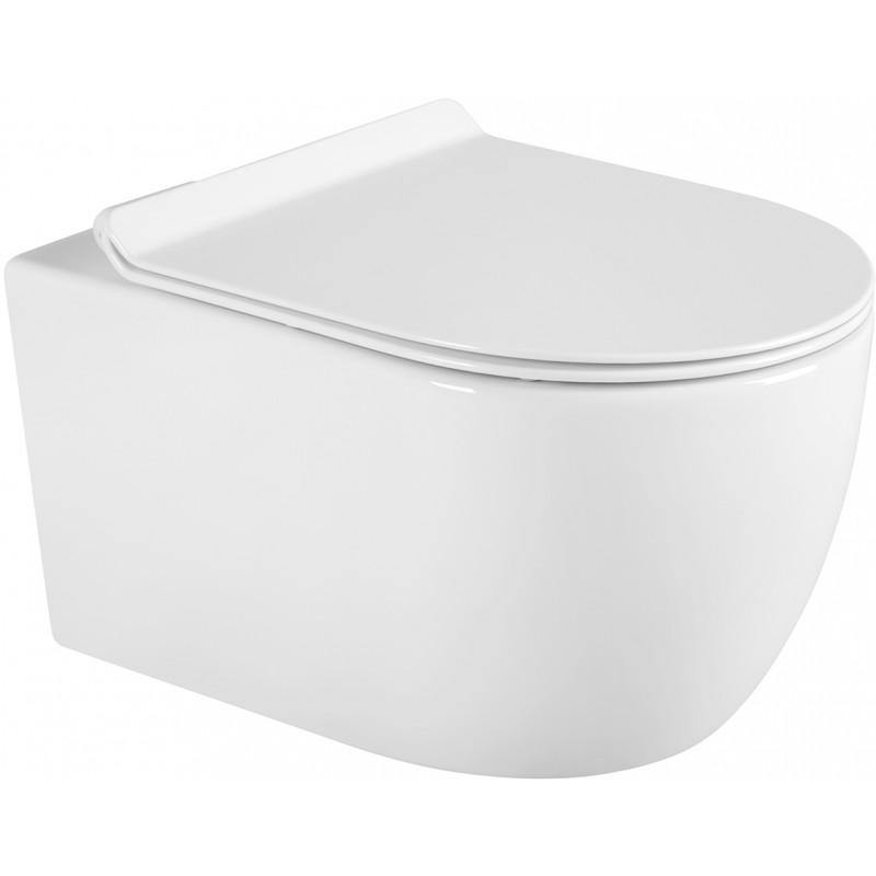 CARMEN WALL HUNG TOILET + SLOWLY CLOSING BOARD - OkBaths