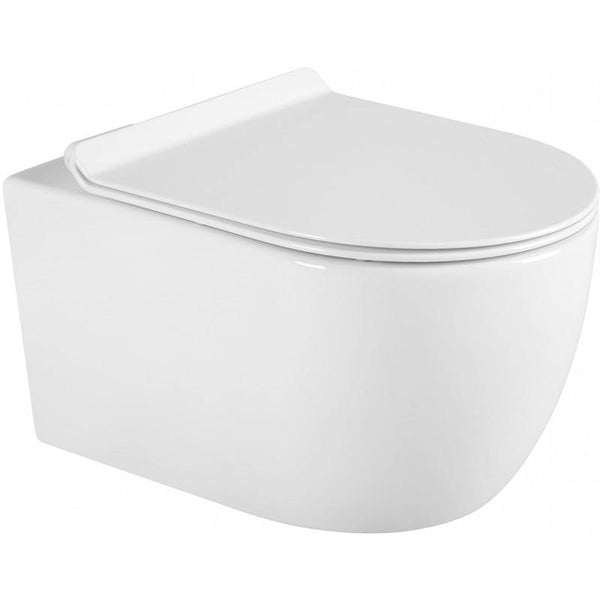 CARMEN WALL HUNG TOILET + SLOWLY CLOSING BOARD - OkBaths