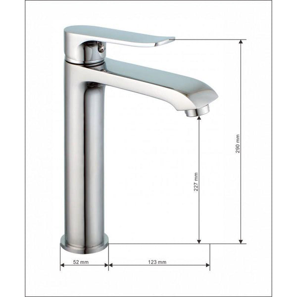 PECOS BASIN TAP CHROME TALL - OkBaths