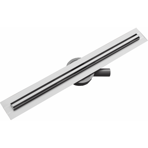 LINEAR  FLOOR DRAIN SLIM WITH ROTATING SIPHON CHROME - OkBaths