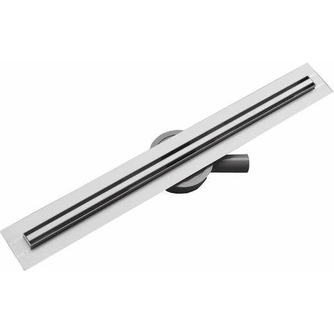 LINEAR  FLOOR DRAIN SLIM WITH ROTATING SIPHON CHROME - OkBaths