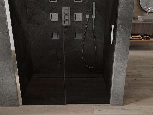 MEXEN OMEGA DOOR SHOWER GREY,8mm GLASS THICKNESS