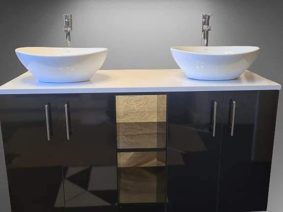 VANITY UNITS 1200x460mm 2xBASINS 2xTAPS INCLUDED - OkBaths