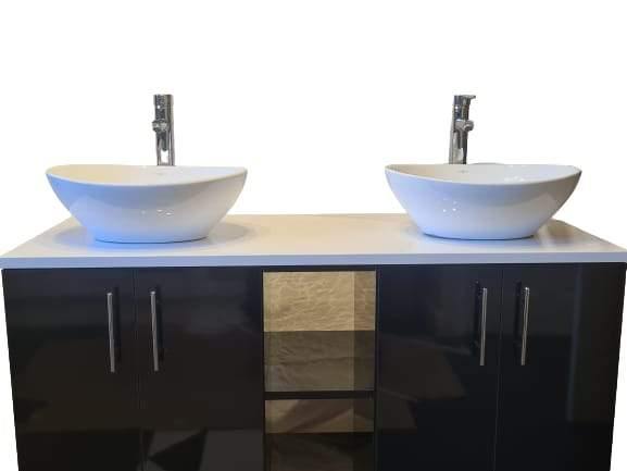 VANITY UNITS 1200x460mm 2xBASINS 2xTAPS INCLUDED - OkBaths