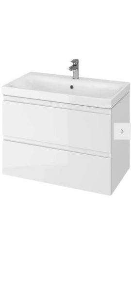 VANITY UNITS WHITE WITH BASIN  MANY SIZES AVAILABLE - OkBaths