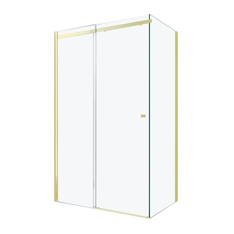 MEXEN OMEGA SHOWER ENCLOSURE WITH SLIDING DOORS/ TRANSPARENT GOLD/MANY SIZES AVAILABLE