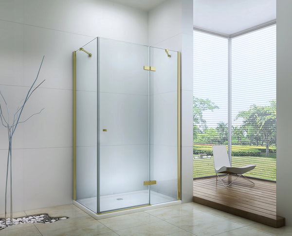 MEXEN ROMA SHOWER ENCLOSURE TILTING DOORS/TRANSPARENT/GOLD