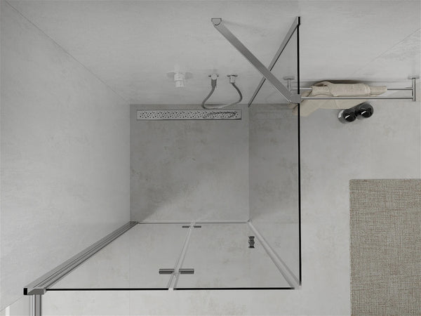 MEXEN LIMA SHOWER ENCLOSURE WITH FOLDING DOOR,TRANSPARENT,6mm GLASS THICKNESS